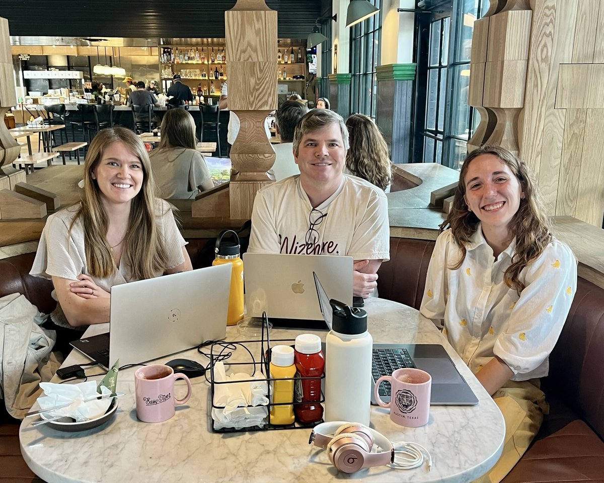 Starting the week off right! A few of our team members in Austin met up IRL and they're ready to crush this Monday. 💪 #MondayMotivation #TeamWork #RemoteWork