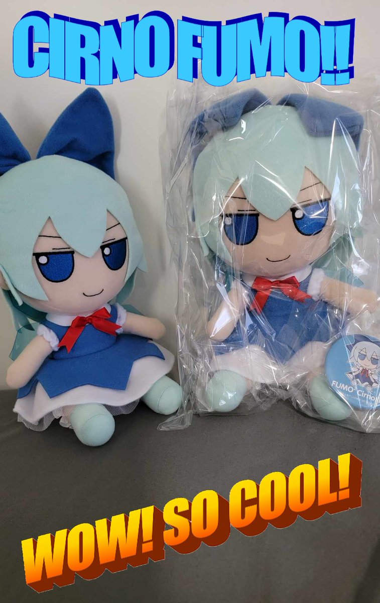 Babe wake up, it's time FOR A 2K FOLLOWER FUMO GIVEAWAY!

Hello, do YOU want a Fumo? A soft girl of your very own? Of course you do! WOW!

Entry:
- Follow
- Like
- Retweet

Rules:
1: There are no rules
2: No outside food
3: US only for now

Winner chosen on 4/30! Good luck!