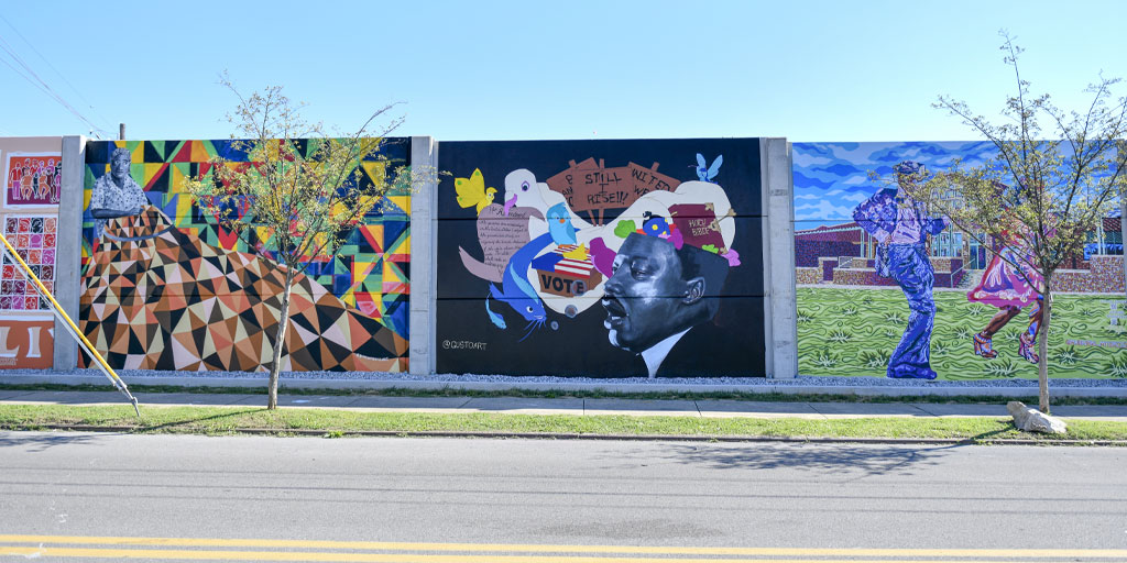 📣Congrats to the 10 talented #localartists selected for the final side of our 10th St. #communitymural! ➡️ ow.ly/VAnO50RizZq Christen McNelly Jaclyn Lewis Jerome Foster Juanita Montgomery Justin Butts Karen Estes Lexi D’Ambrosio Olivia Reckert Rea Shaw Sofia Rudakevych