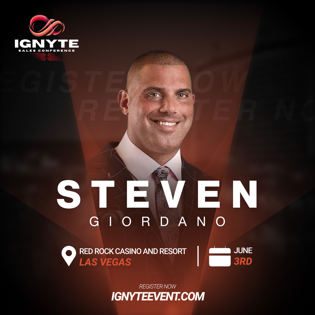 The #1 ALL-TIME producer for FFL, Steve Giordano is training at the IGNYTE Conference! Register here: IGNYTEevent.com It's going to be an amazing event, do whatever you can to get there on June 3rd in Las Vegas. #funevents #salestraining