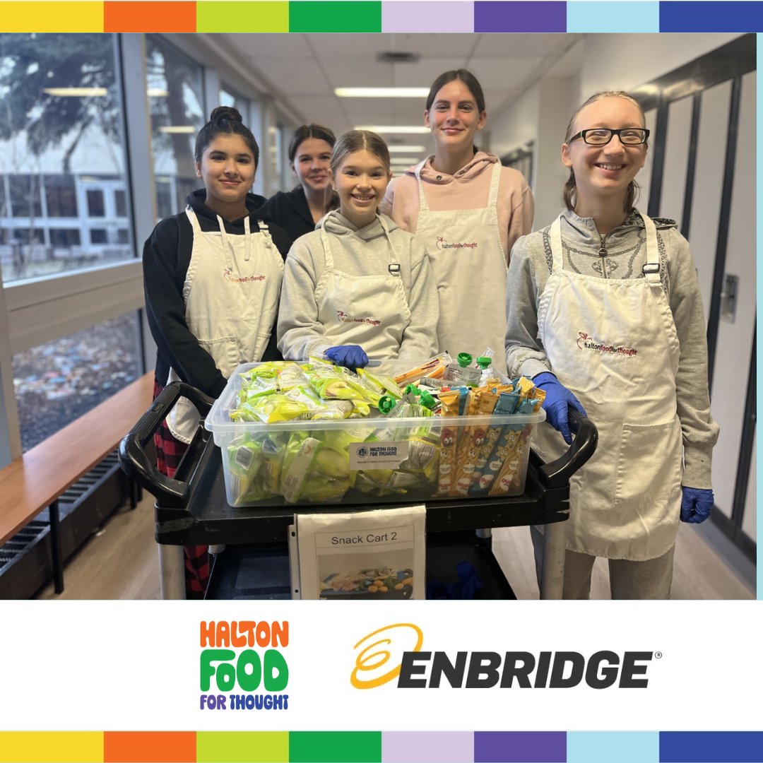 We are the receipient of an @enbridgegas Fueling Futures grant! Providing students access to healthy meals & snacks through Student Nutrition Programs can lead to increased energy, participation & greater engagement in school. Thank you Enbridge #ENBFuelingFutures #FuelOurFuture