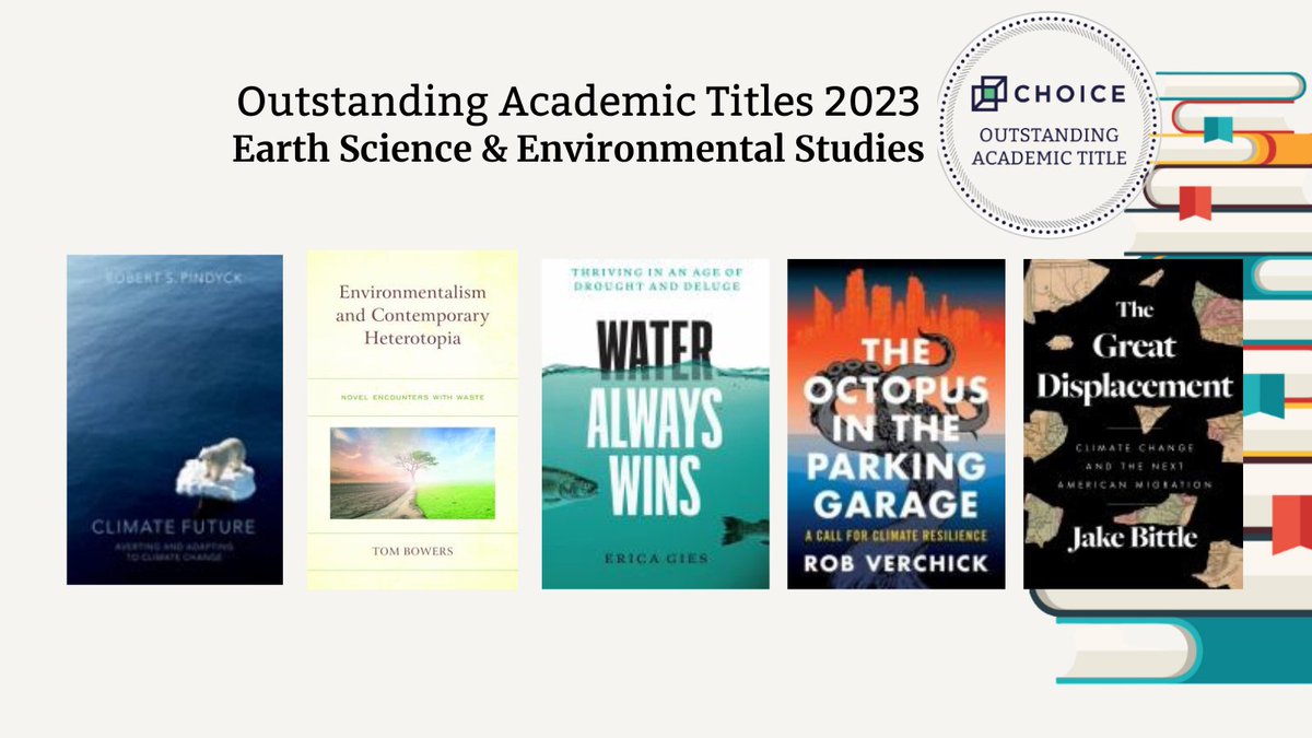 Just in time for #Earthday Read review snippets from our #OutstandingAcademicTitles of 2023 about #EarthScience and #Environmentalstudies ow.ly/kV3Q50RlsBV #TBR #bookreview
