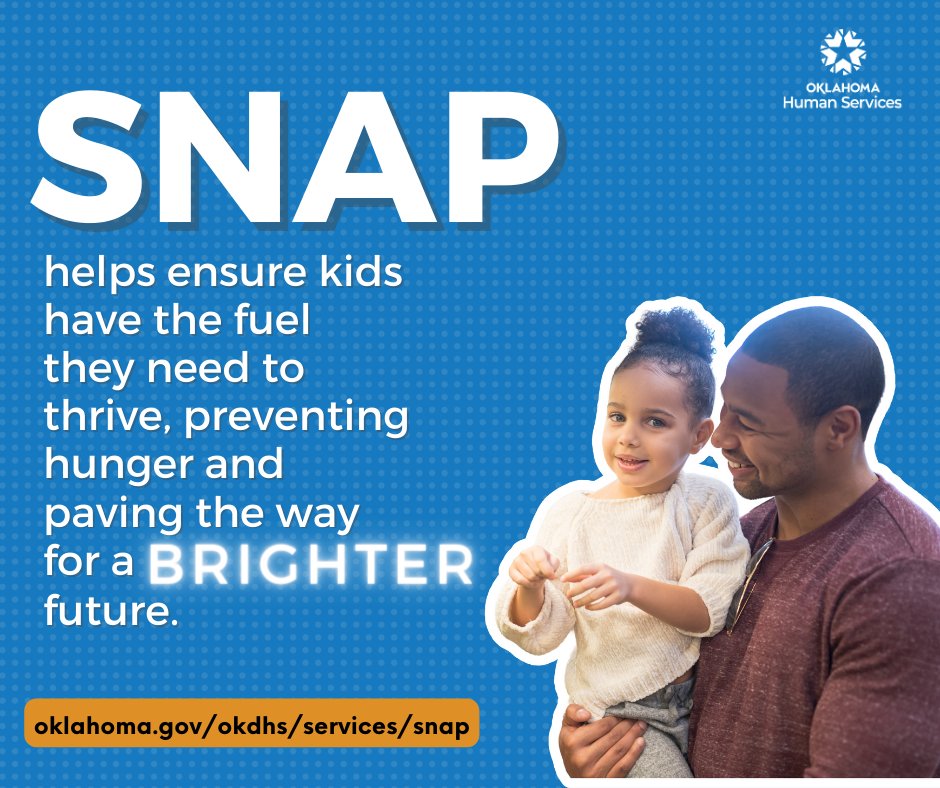 If you're feeling the pinch at the grocery store, Oklahoma Human Services is here with a helping hand. 🍎 Learn more and apply for SNAP benefits through the link below. oklahoma.gov/okdhs/services…