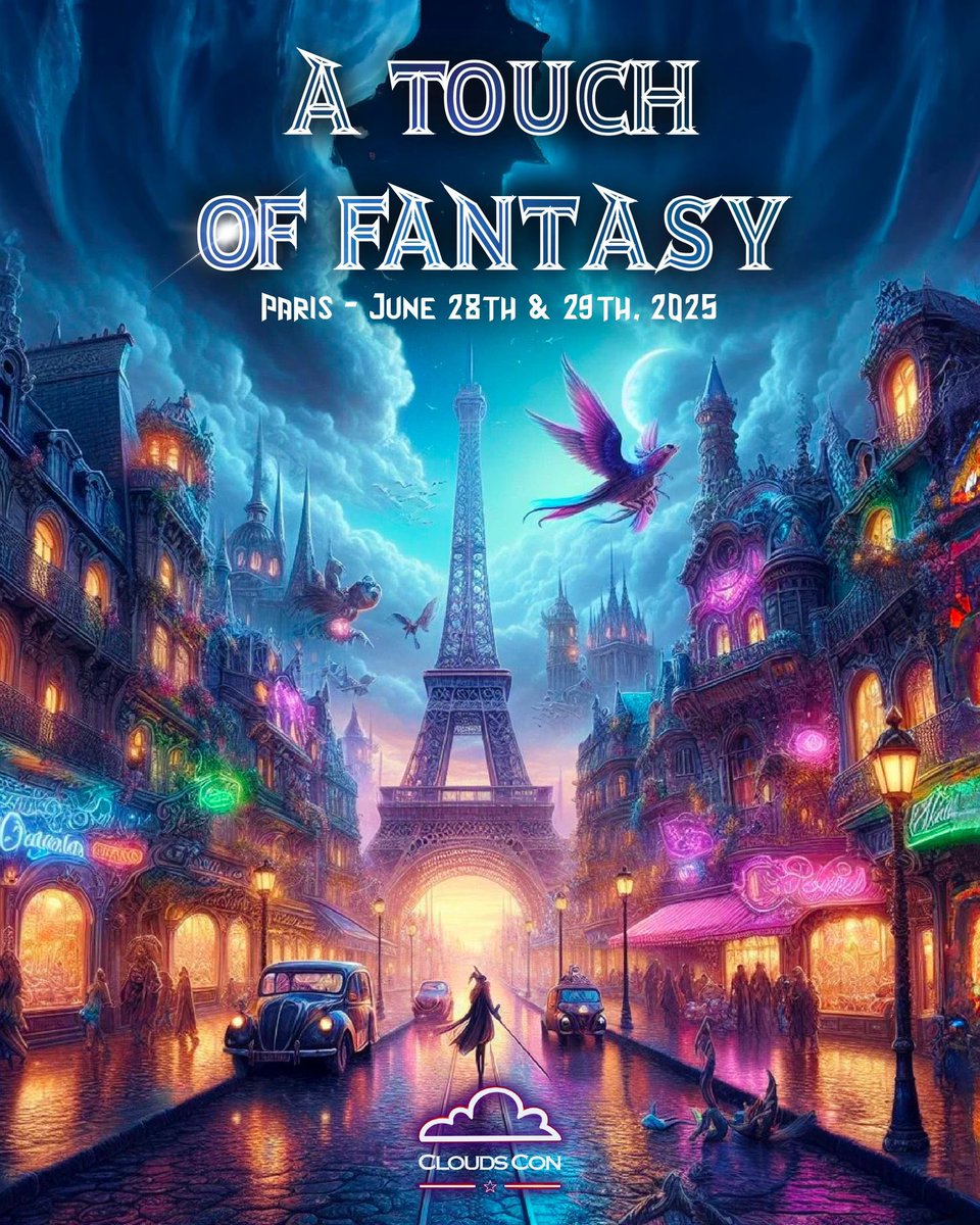 StarsConvs's tweet photo. Plongez dans un univers où la magie rencontre la réalité le temps d’un week-end pour notre convention 

« A TOUCH OF FANTASY » #ATOF ✨

🗓️ 28-29 Juin 2025
📍 Le lieu sera annoncé avec le premier guest 
👤 Annonce du 1er guest très bientôt

Groupe Facebook: https://t.co/TiBqF1S4ir