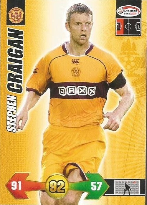 #NornIron #ScotsPremPlayers 21. Stephen Craigan Pos: Def Born: 29/10/1976 NI Debut: 12/02/2003 NI Caps/Gls: 54/0 SPD Debut: 16/08/1997MOTHERWELL v St Johnstone (H) L 0-1 Clubs: Motherwell (97/98-99/00,03/04-11/12), Partick (02/03) SP Apps/Gls: 356/5