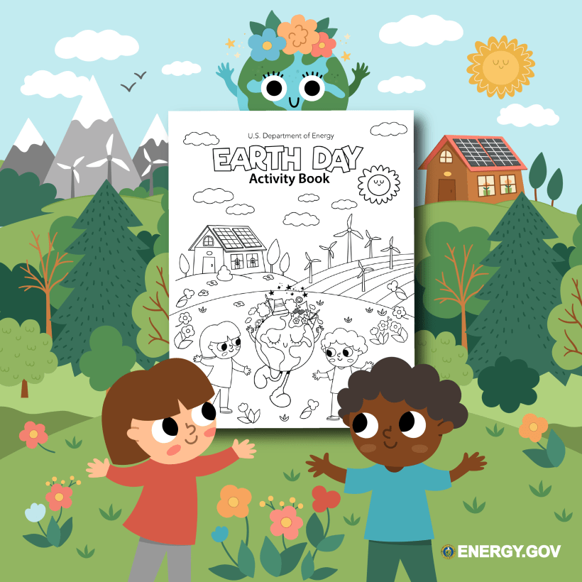 We’ve got something for the kids! 🖍️📚 Take a look at our action-packed #EarthDay activity book, including coloring pages, word searches, spot the difference games, and connect the dots — we’ve got what you’re looking for. Download it from our website at energy.gov/earth-day-2024
