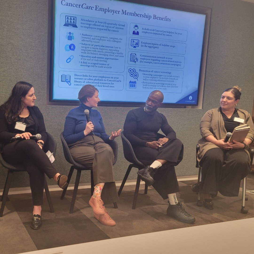 @CancerCare's Circle of Hope had another great series of conversations last week with our patient advocates! Through these meetings, our community of patient advocates work together to address health disparities & enhance outcomes for cancer patients.