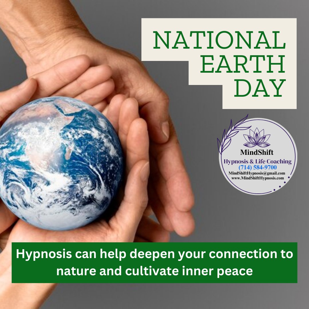 Our planet is our home, and it deserves our love and care 🌎
#HypnosisForEarthDay  #hypnotherapy #hypnosis #hypnotherapist #mentalhealth #nlp #meditation #anxiety #hypnotist #therapy #healing #hypnotherapyworks #mindfulness #motivation #reiki #selfcare