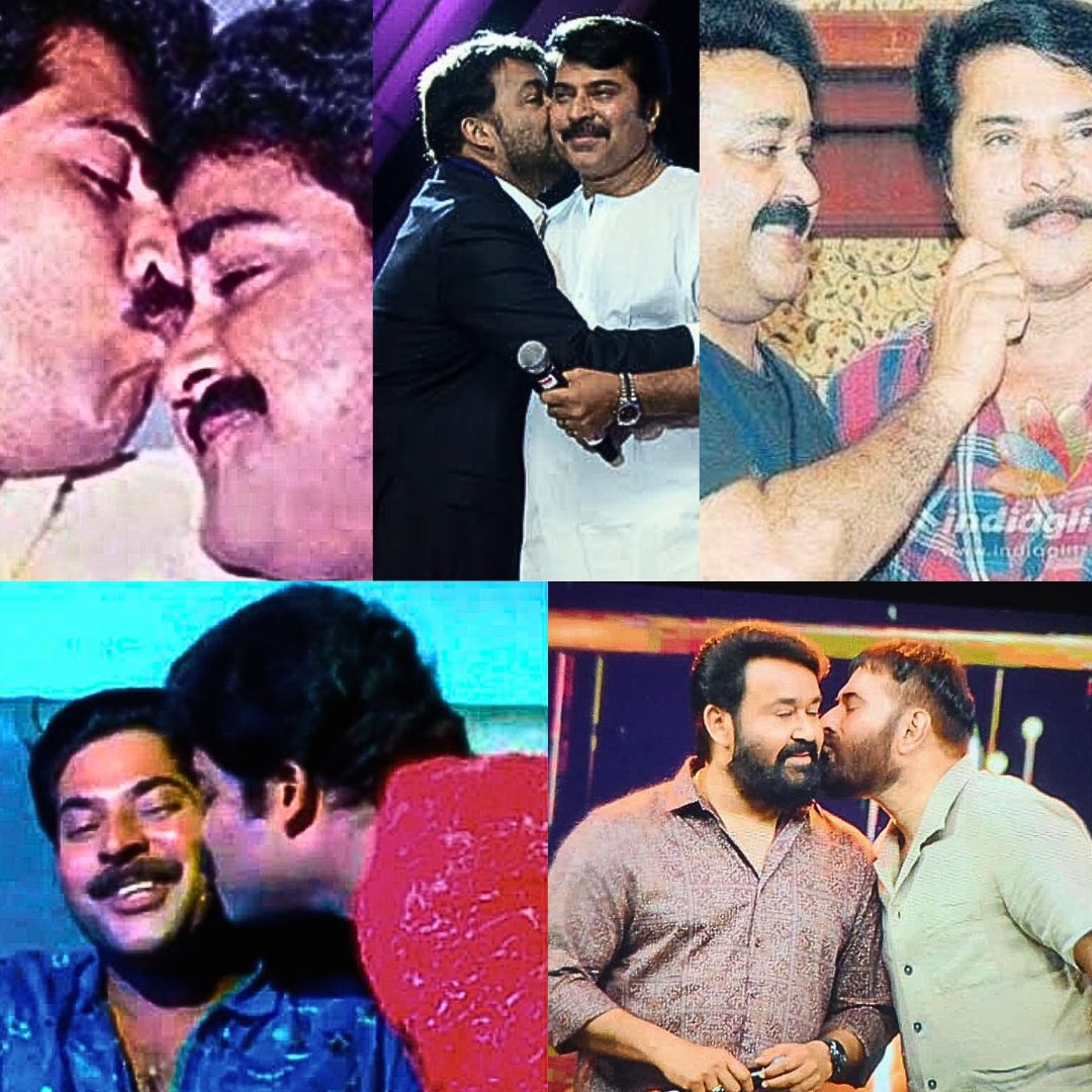 The thing make #Mollywood different from other industry is the bond between these two🐐🐐 which can't we seen in the respective industries 💯 #mohanlal #mammootty #lalettan #mamookka