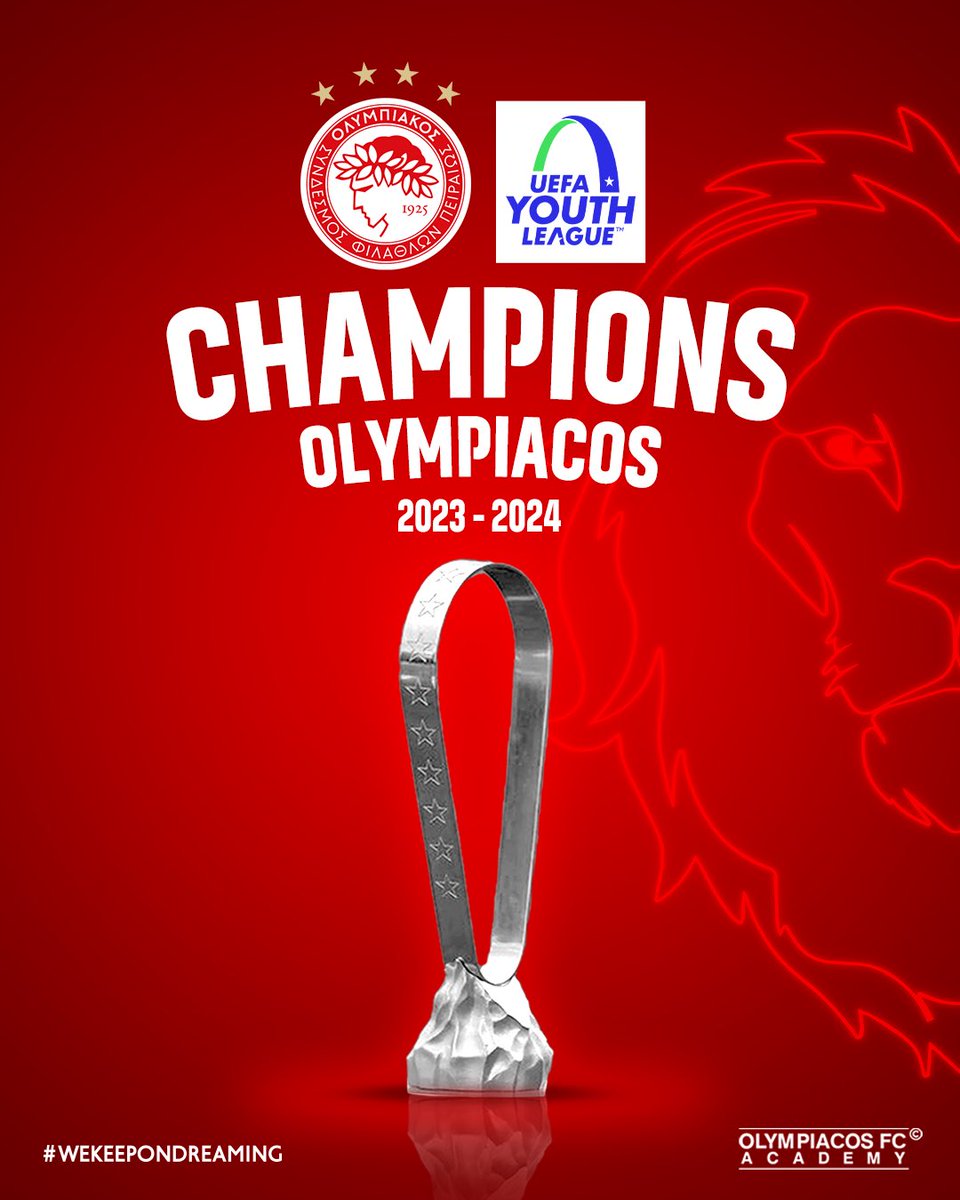UEFA YOUTH LEAGUE

2023-2024 CHAMPIONS: OLYMPIACOS 🔴⚪️🏆🇬🇷