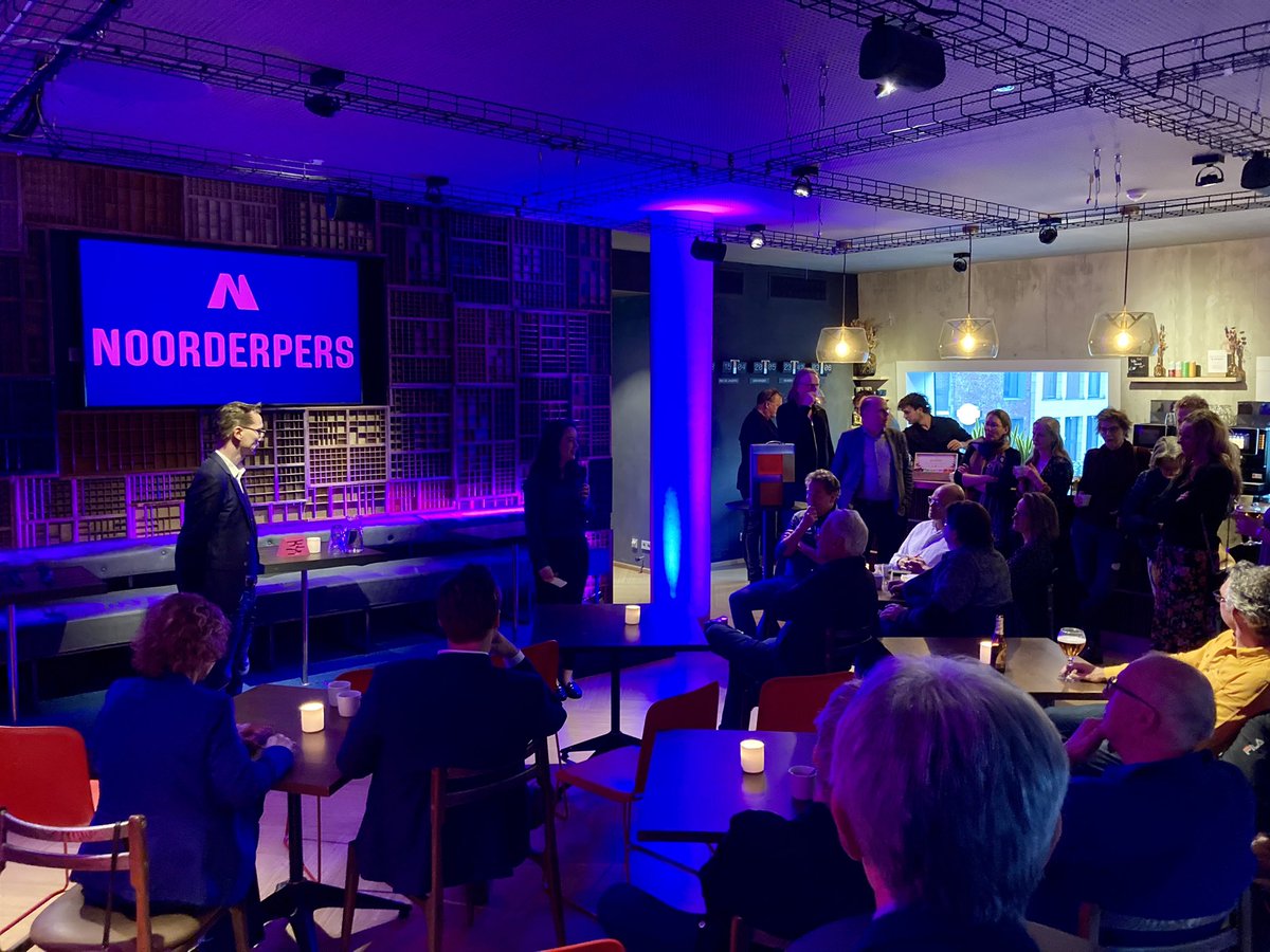 En we zijn begonnen met de noorderpersprijzenavond in <a href="/forum_groningen/">Forum Groningen</a> !
#noorderpers #journalistiek #media