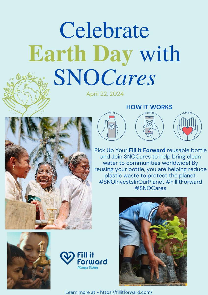 Scan your Fill it Forward reusable bottle and join SNOCares to help bring clean water to communities worldwide! SNOCares a wellness initiative of the Society for Neuro-Oncology seeks to address wellness and resilience within its members. By reusing your bottle, you are helping…