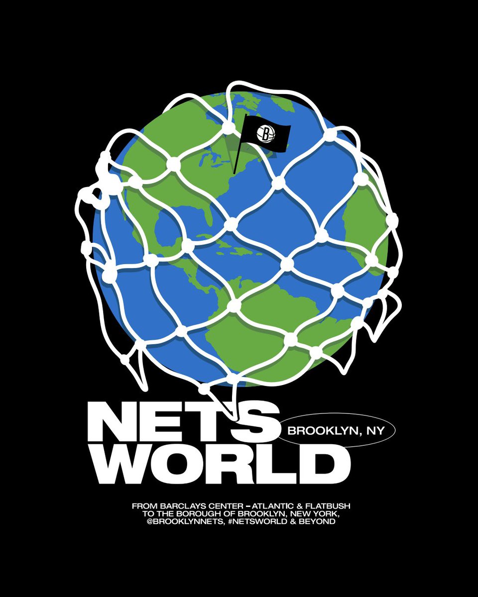 Earth Day 🤝 @brooklynnets It’s a #NetsWorld after all!
