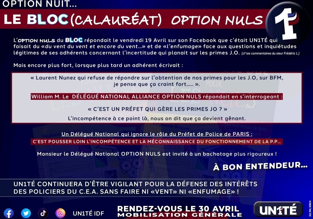 un1te_idf's tweet photo. LE TEMPS DE VOS RÉVISIONS ✍️🏻
UN1TÉ CONTINUERA À DÉFENDRE LES POLICIERS DE LA PP 😉
#apprendre #bloc #optionnuit #defendre #police https://t.co/TMvFurTCeI