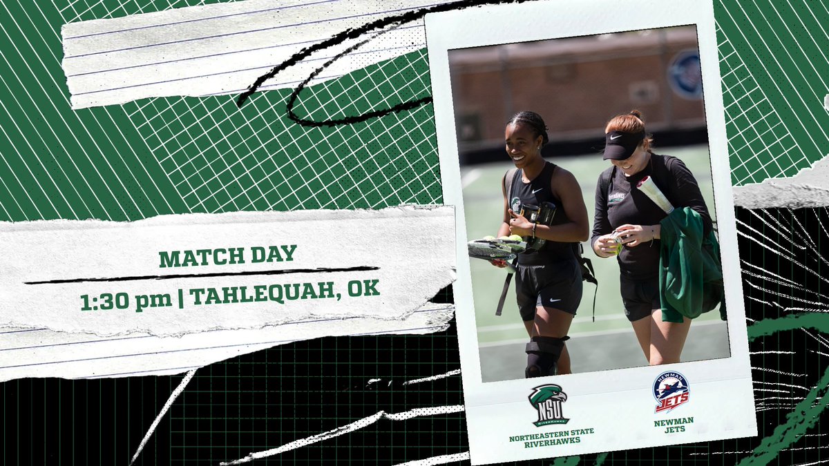 🎾Tennis🎾 Home🎾Finale!🎾
<a href="/RiverHawkSports/">Northeastern State Athletics</a> 🏡#HomeMatch🏡 
@RiverHawksWTEN v <a href="/NewmanJetsTen/">Newman University Tennis</a>
#TeamNSU  #RiverHaaaaaaaaaaaaaaaaawks™