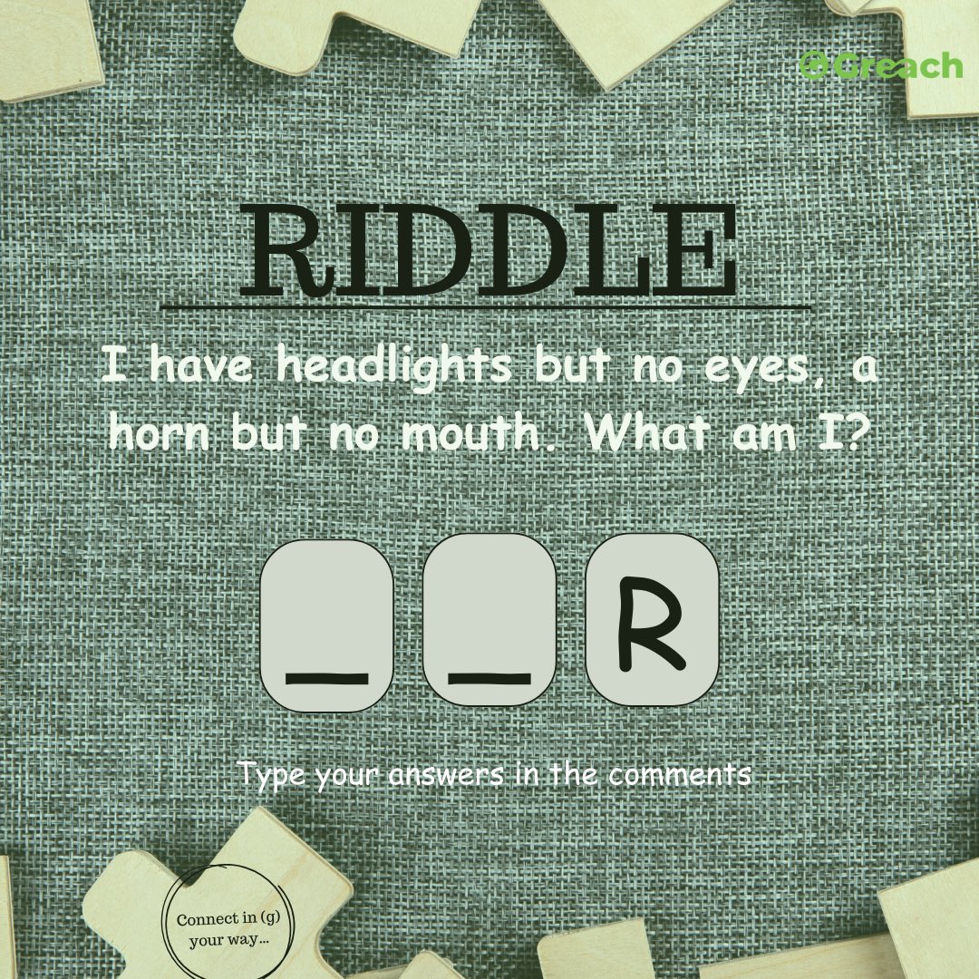 GreachRides's tweet photo. Can you guess the answers?🙃 Type them in the comments. https://t.co/7KuSBW3Yny