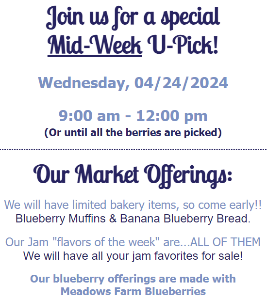 Meadows Blueberry Farm (@meadowsbbfarm) on Twitter photo 