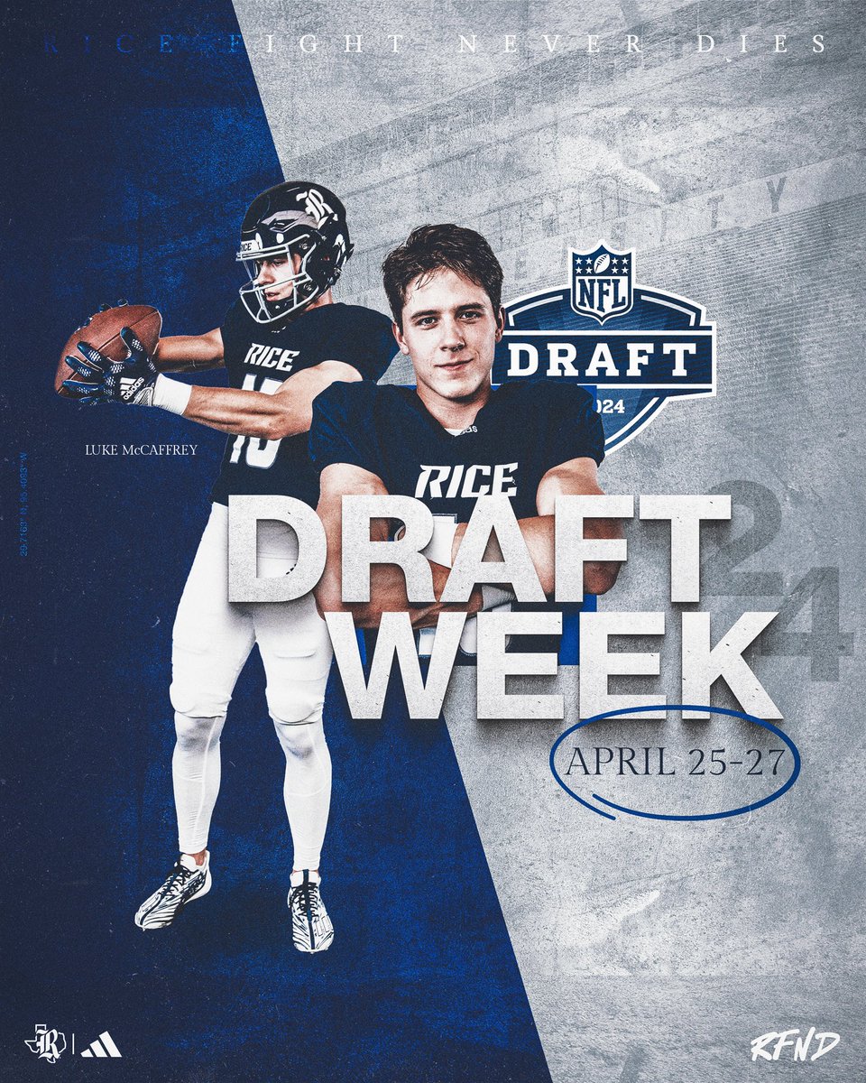 Draft Week is Here ⌚️⏳ #NFLDraft  April 25-27 #GoOwls👐 x #RFND