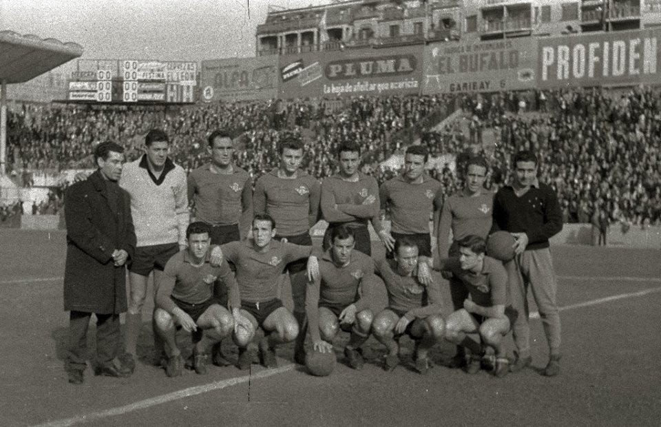 El Real Betis Balompié en el viejo Atocha.
