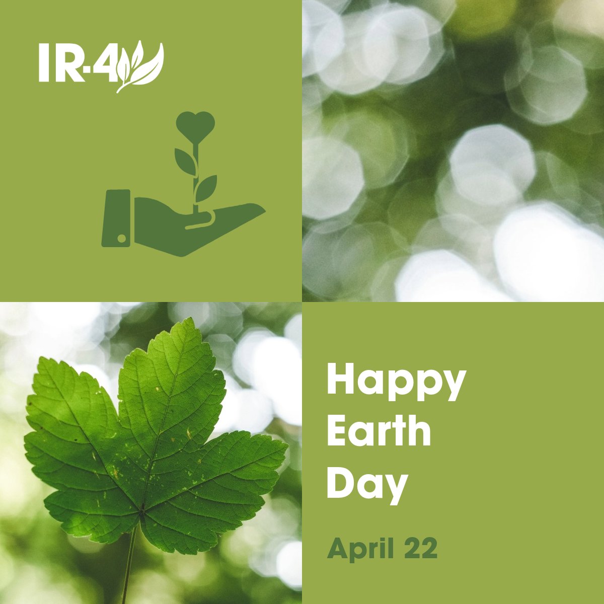 Happy #EarthDay from IR-4! We are committed to supporting specialty crop growers in the face of climate change + shifting pest pressures. While these challenges are tough, we believe in the innovative genius of the ag community. We can all help generate meaningful solutions!