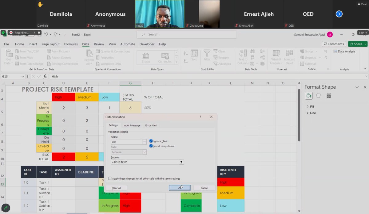It was another swell time yesterday as we took on the challenge of exploring the Titanic dataset. It was exciting and informative at the same time. This sessions has been really transforming for the participants as they have learnt a lot. <a href="/AtexXeta/">Wale Atekoja(Black Kids Coding In UK)</a> <a href="/exceldictionary/">Excel Dictionary</a>