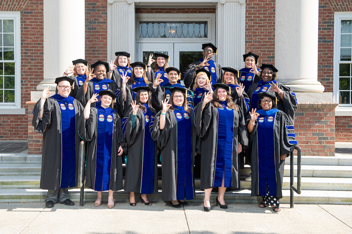 We would like to wish a special conGRADulations to all our Spring 2024 Ph.D. graduates who received their doctoral hoods this past weekend.