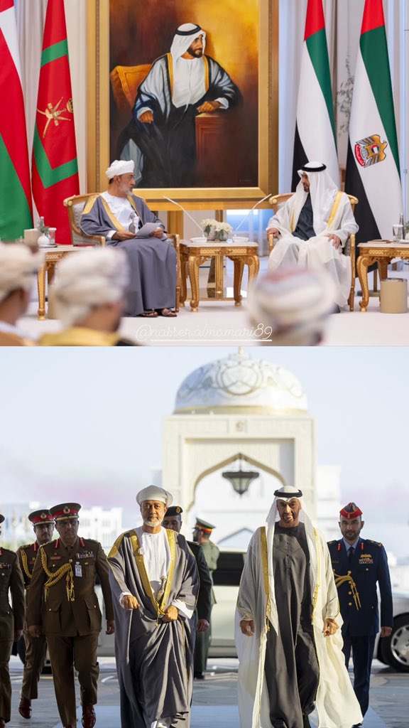 ما الذي يجمعنا بسلطنة عُمان؟ كل شيء
ما الذي لا يجمعنا بسلطنة عُمان؟ لا شيء
كل شيء يجمع الإمارات بعُمان .. نحن كالجسد الواحد .. روح واحدة .. قلب واحد .. عينان في رأسٍ واحدة 🇴🇲❤️🇦🇪
يجمعنا كل شيء ولا يفرقنا شيء .. 
هم أهلنا هم أخوتنا هم عزوتنا وأحبتنا
#الإمارات_تُرحب_بسلطان_عُمان