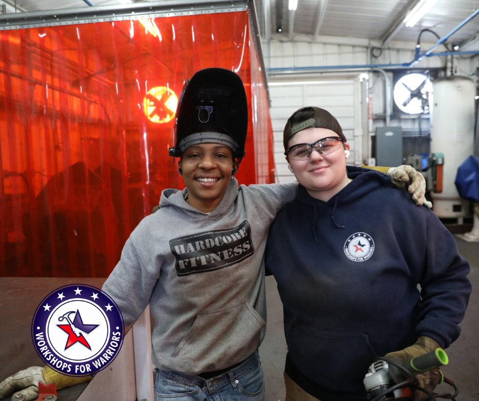 Making a BIG impact! 😲 @workforwarriors offers the only 16-week program for Veterans to start careers in advanced manufacturing, from welding to CNC machining. 🔥 Kudos to this amazing organization empowering #Veterans to thrive! 😍👏