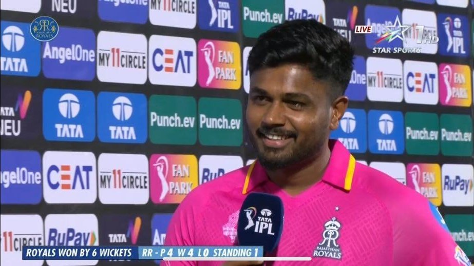Sanju Samson is the most underrated captain of IPL. He literally made all of us fall in love with 'Rajasthan Royals' ever since he has been appointed as captain of RR.

Most of the people has RR as their second most favourite team.

Well done Sanju, keep it up❤️