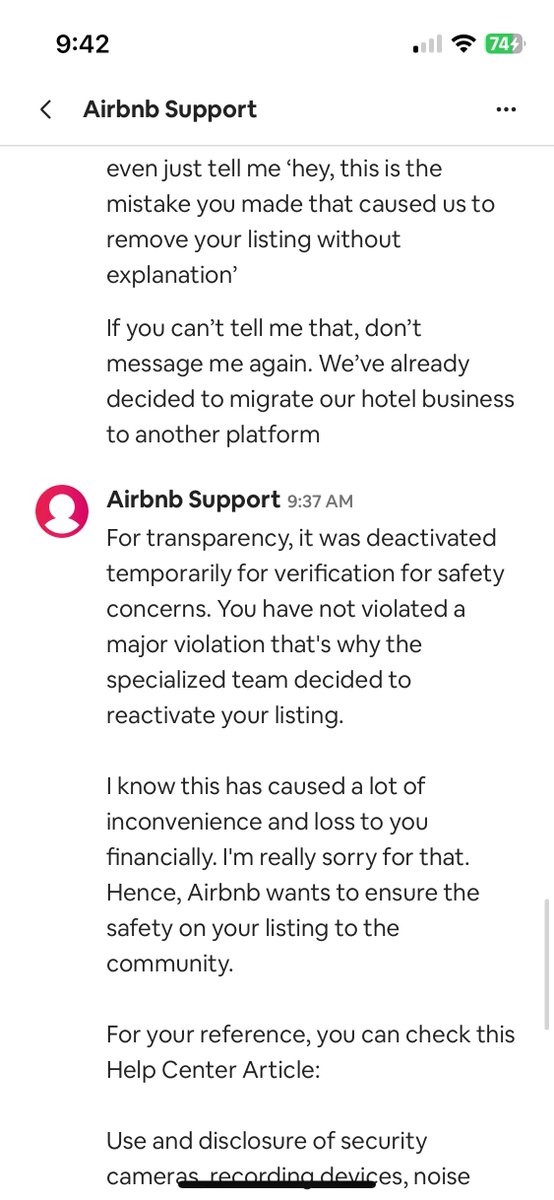 BillHaynie3's tweet photo. @bchesky @bchesky if you think you have some low quality listings/hosts, boy wait till I introduce you to some of our previous guests. Too bad @Airbnb only focuses on penalizing 10yr pro Superhosts rather than holding bad guests accountable https://t.co/nTma0xj07j