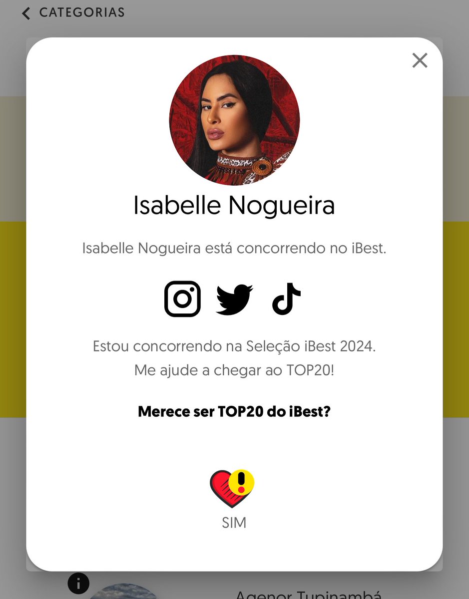updateisabelle's tweet photo. 🚨 ATENÇÃO GUARDIÕES 🚨

A Isabelle está concorrendo a QUATRO categorias no IBest, sendo elas: Fandom, Instagrammer, Influenciadora do amazonas e Comportamento. 

É uma oportunidade incrível de divulgar a Isa, PRINCIPALMENTE na categoria INFLUENCIADORA DO AMAZONAS.

Vou deixar o link abaixo:

🔗 FANDOM ISABELLE NOGUEIRA: https://t.co/rl1OqcMnqp

🔗 INSTAGRAMMER DO ANO: https://t.co/Sih23WLmEB

🔗 INFLUENCIADORA AMAZONAS: https://t.co/Wa2GTKbbx6

🔗 COMPORTAMENTO: https://t.co/5zD8Nc7ior