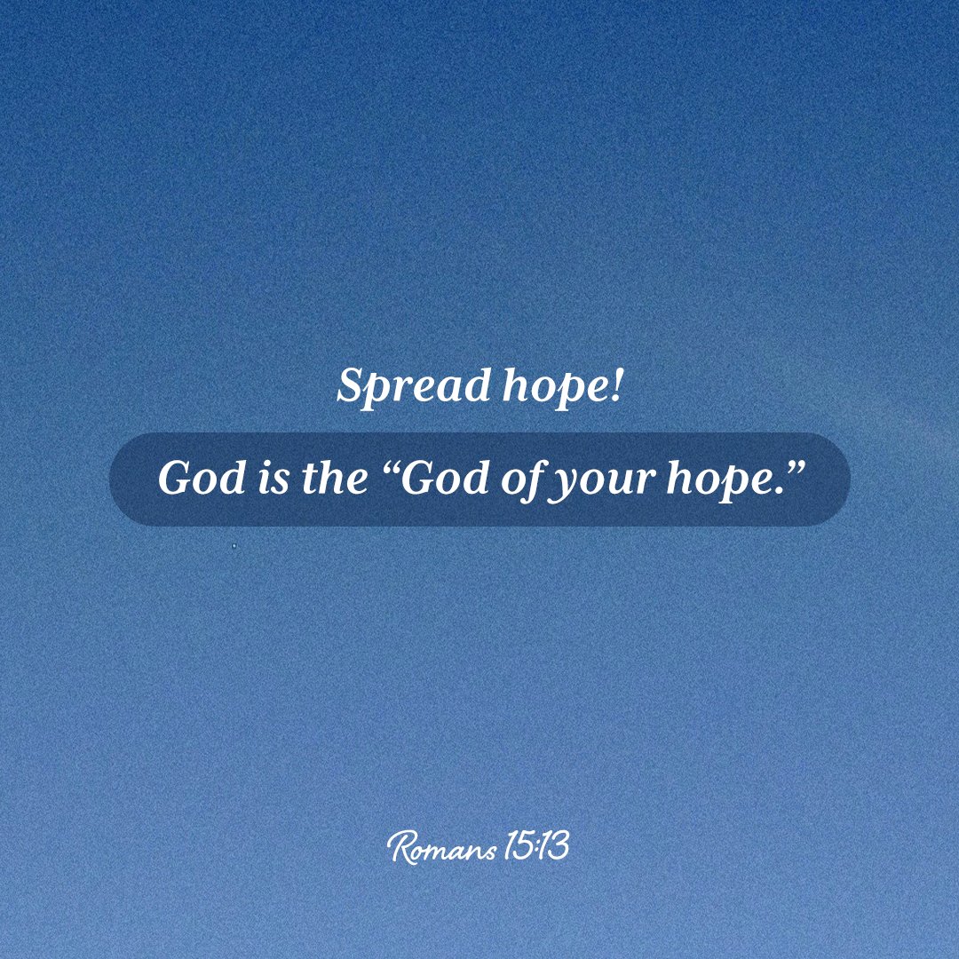 Our world today is filled with negativity and hopelessness. We can combat this in at least two ways: Be positive and spread hope.