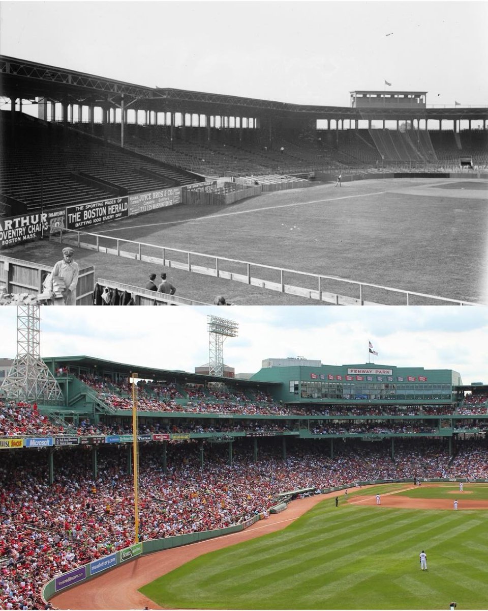 Happy birthday to @fenwaypark ! Born in 1912 and still packing them in @RedSox