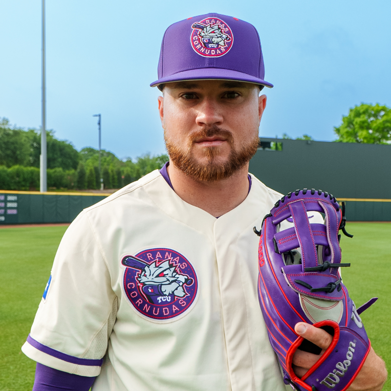 TCU_Baseball's tweet photo. 𝗥𝗮𝗻𝗮𝘀 𝗖𝗼𝗿𝗻𝘂𝗱𝗮𝘀 𝘂𝗻𝗶𝗳𝗼𝗿𝗺 𝗱𝗲𝗯𝘂𝘁𝘀 𝗔𝗽𝗿𝗶𝗹 𝟮𝟴

#FrogballUSA | #GoFrogs
