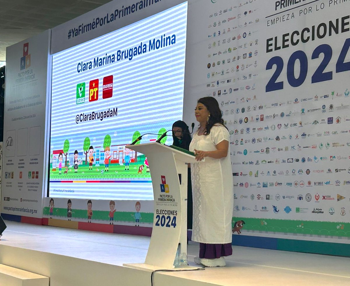 "Hoy estamos aquí y vamos a firmar este Pacto, y vamos a hacerlo porque en nuestro programa propusimos impulsar un programa de atención integral para la #PrimeraInfancia," comenta <a href="/ClaraBrugadaM/">Clara Brugada Molina</a> en el Evento de Firma. 

#YaFirméPorLaPrimeraInfancia

youtube.com/watch?v=CzF2Fk…