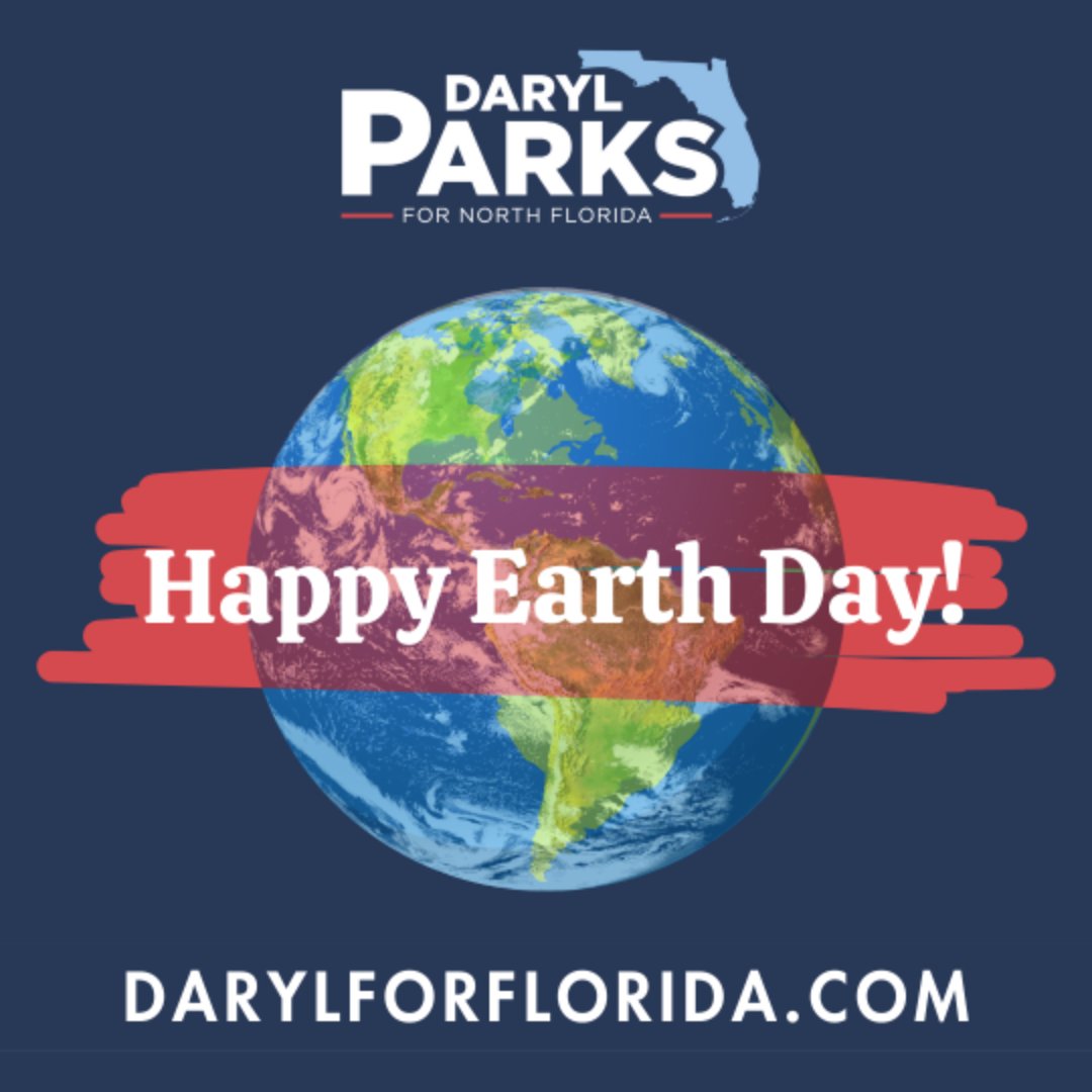 When we protect our water, our air, and our environment…we protect all of our families. Happy Earth Day! #DarylforFlorida