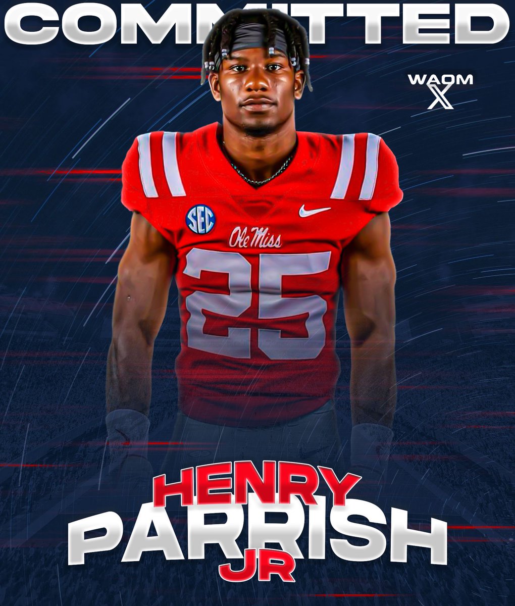 Former Ole Miss and Miami RB Henry Parrish Jr has committed to Ole Miss‼️ Parrish has rushed for 2,058 yards in his college career, along with 15 touchdowns #TransferBackToTheSip