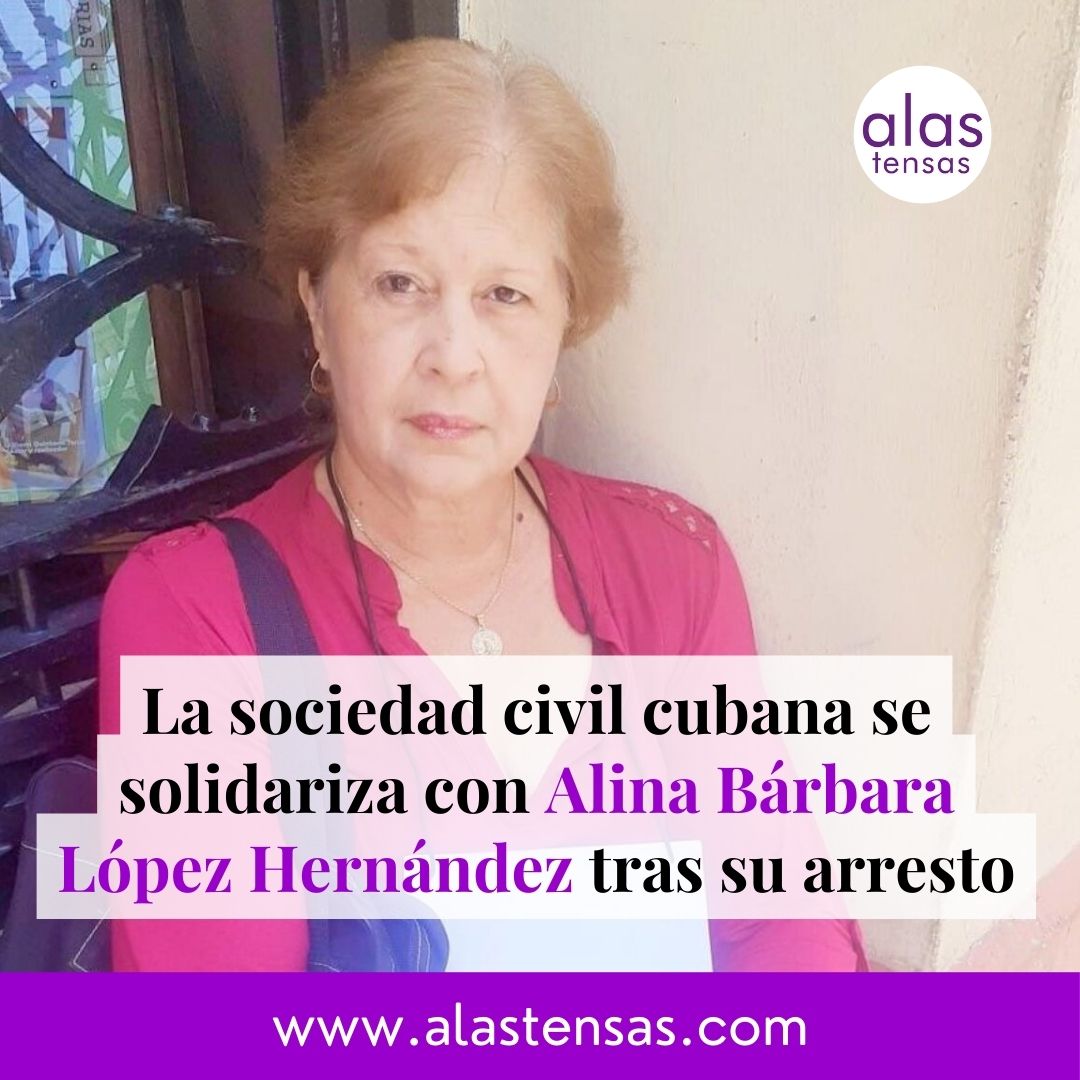 🟣 Represión | La sociedad civil cubana se solidariza con Alina Bárbara López Hernández tras su arresto

#alastensas #sociedadcivil #represion 

👇 Lee más en Alas Tensas:

🔗 alastensas.com/observatorio/d…