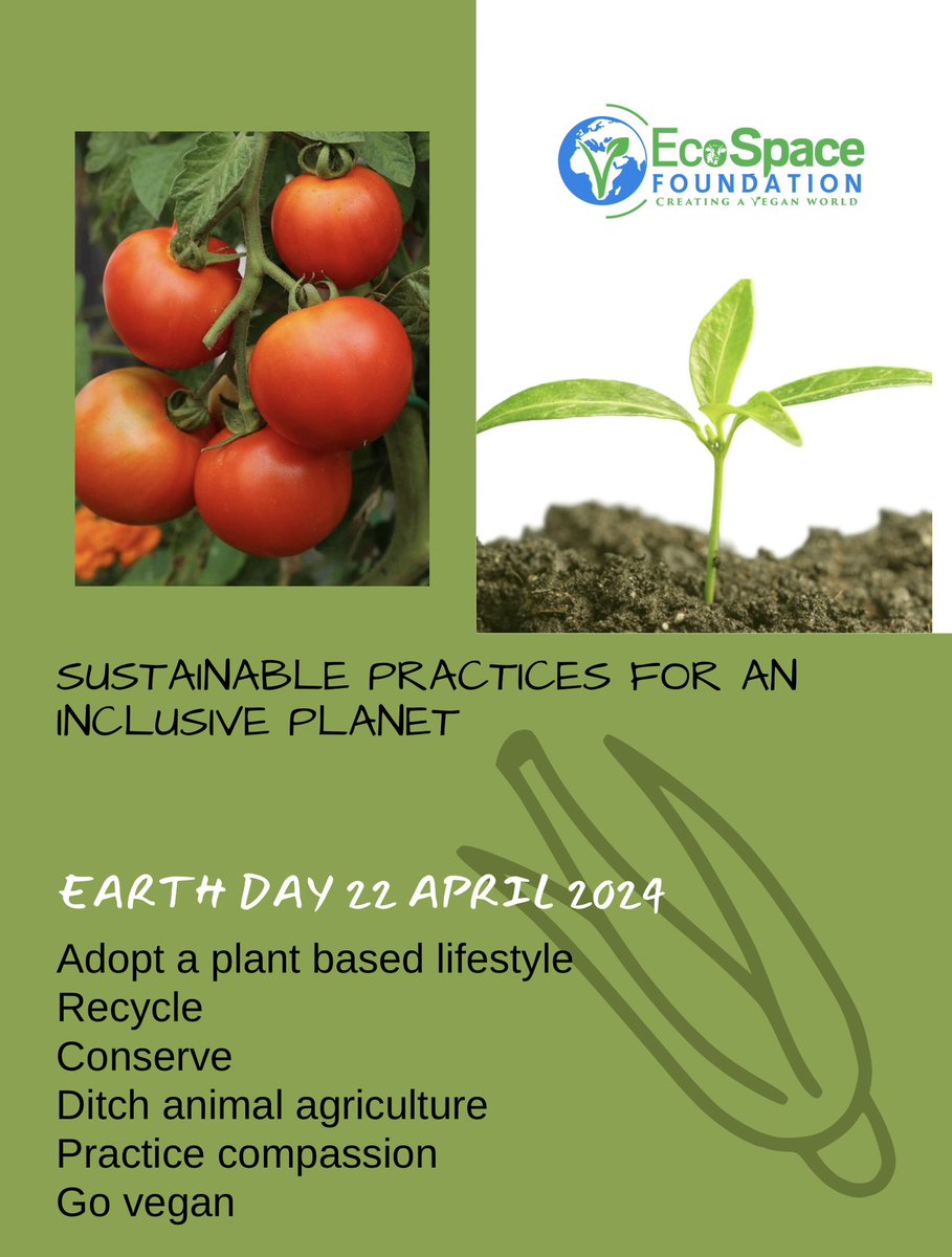 Adopting a plant based system can greatly redeem the earth destroyed by animal agriculture crisis (greatest pollutant, misuses 70% of the land, water & other resources), let’s adopt a sustainable plant based lifestyle to protect Mother Earth #NoPlanetB #GoPlantBased #GoVegan