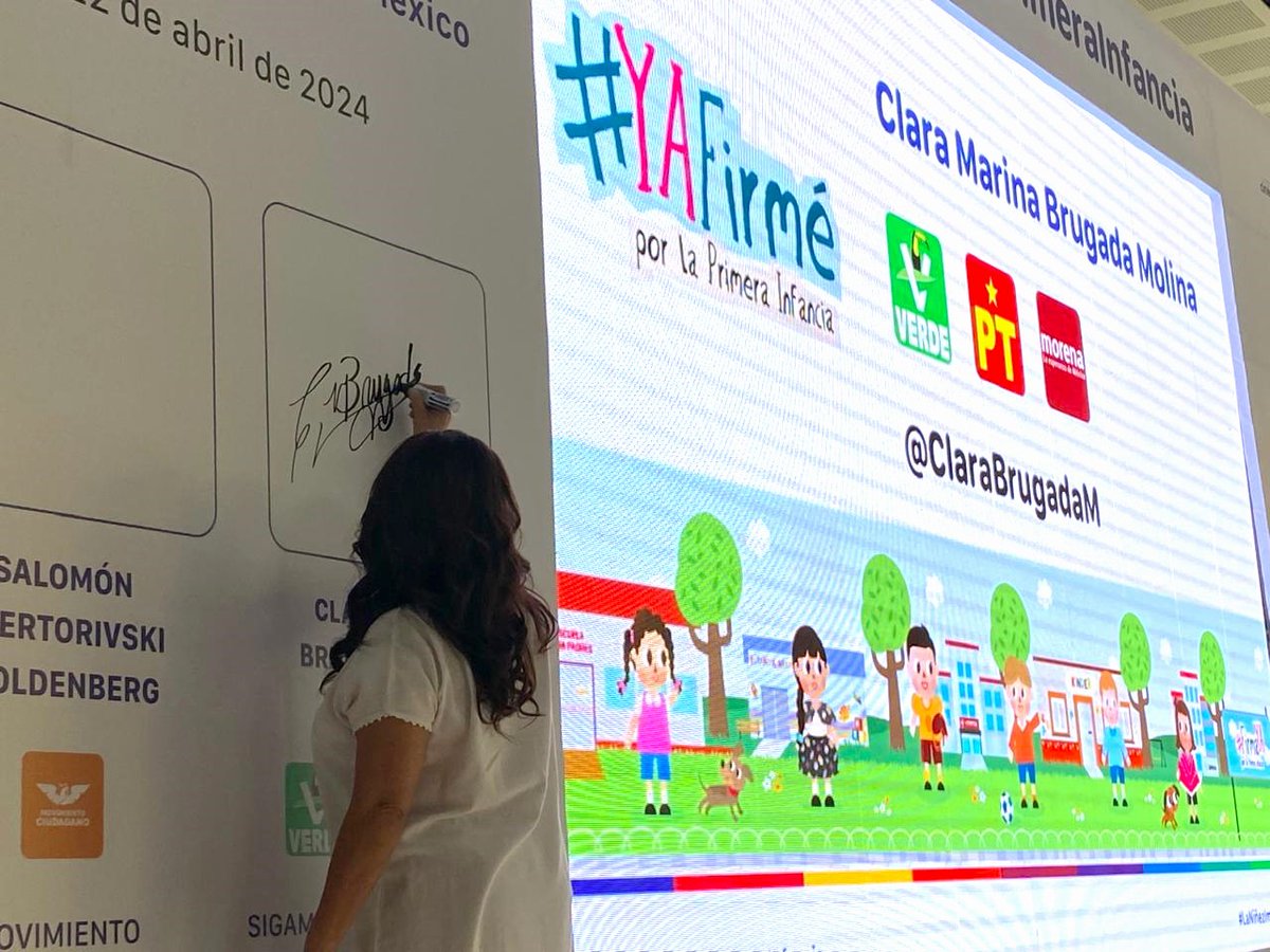 “Crearemos un programa desde la cuna, y vamos a darles una beca para que en esta ciudad, desde que se nazca hasta los 3 años, tengamos un apoyo para la #PrimeraInfancia," agrega <a href="/ClaraBrugadaM/">Clara Brugada Molina</a> en el Evento de Firma. 

#YaFirméPorlaPrimeraInfancia

youtube.com/watch?v=CzF2Fk…