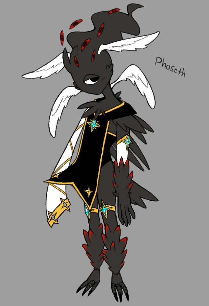 My OC Phoseth 

Aloof and not very sociable, one day he's made to be Elizabeth's personal guard and they form an unlikely friendship. 

He is a commander of darkness, opposite to her. 