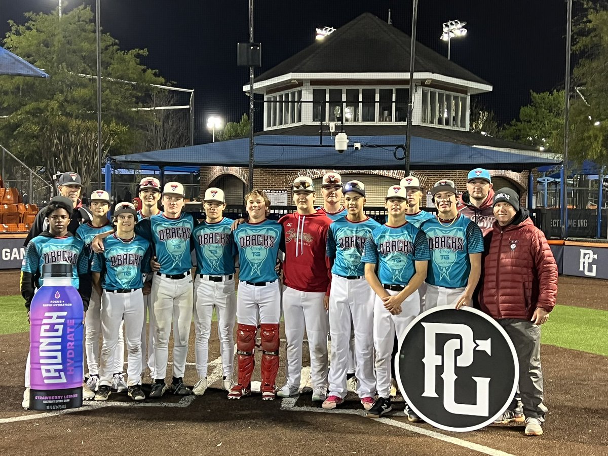 TG 14U Diamondbacks came up short in the Championship Game vs the Atlanta Braves Scout Team. Congratulations to both teams on a late Sunday night at the ballpark!