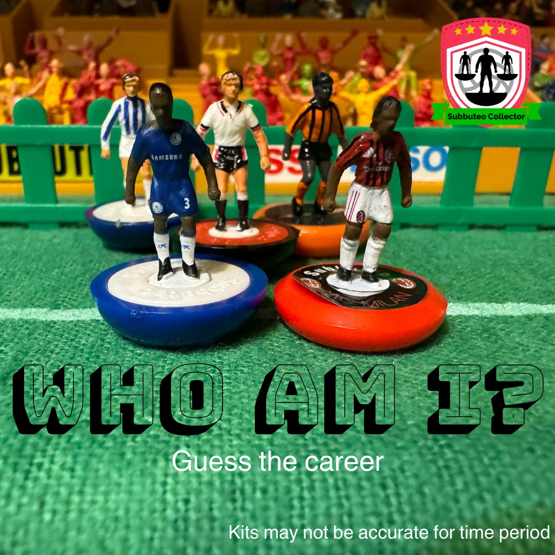 LEVEL MEDIUM Who am I? Guess the Career & Guess the Player. RETWEET FOR HELP.  #Subbuteo #whoami #Football #Soccer #Quiz #GuessThePlayer #GuessWho