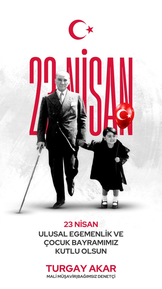 23 Nisan Ulusal Egemenlik ve Çocuk bayramımız kutlu olsun. 🇹🇷