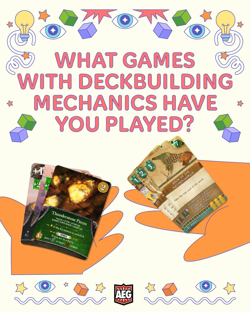Hey guys! Let's dive into the world of deck building! 🃏✨ Today, we spotlight two classics: Thunderstone Quest and Valley of the Kings. This is perhaps one of the mechanics that launched the modern era of board games. What games with the deck building mechanic have you played