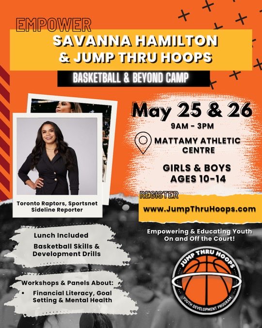 jump_thru_hoops's tweet photo. Jump Thru Hoops is proud to present ⁦@SavHamilton11⁩ Basketball and Beyond Camp! 

We are thrilled to work with Trailblazers like Savanna to empower boys and girls on and off the court.

#empowerment https://t.co/A9zHs3zjxe