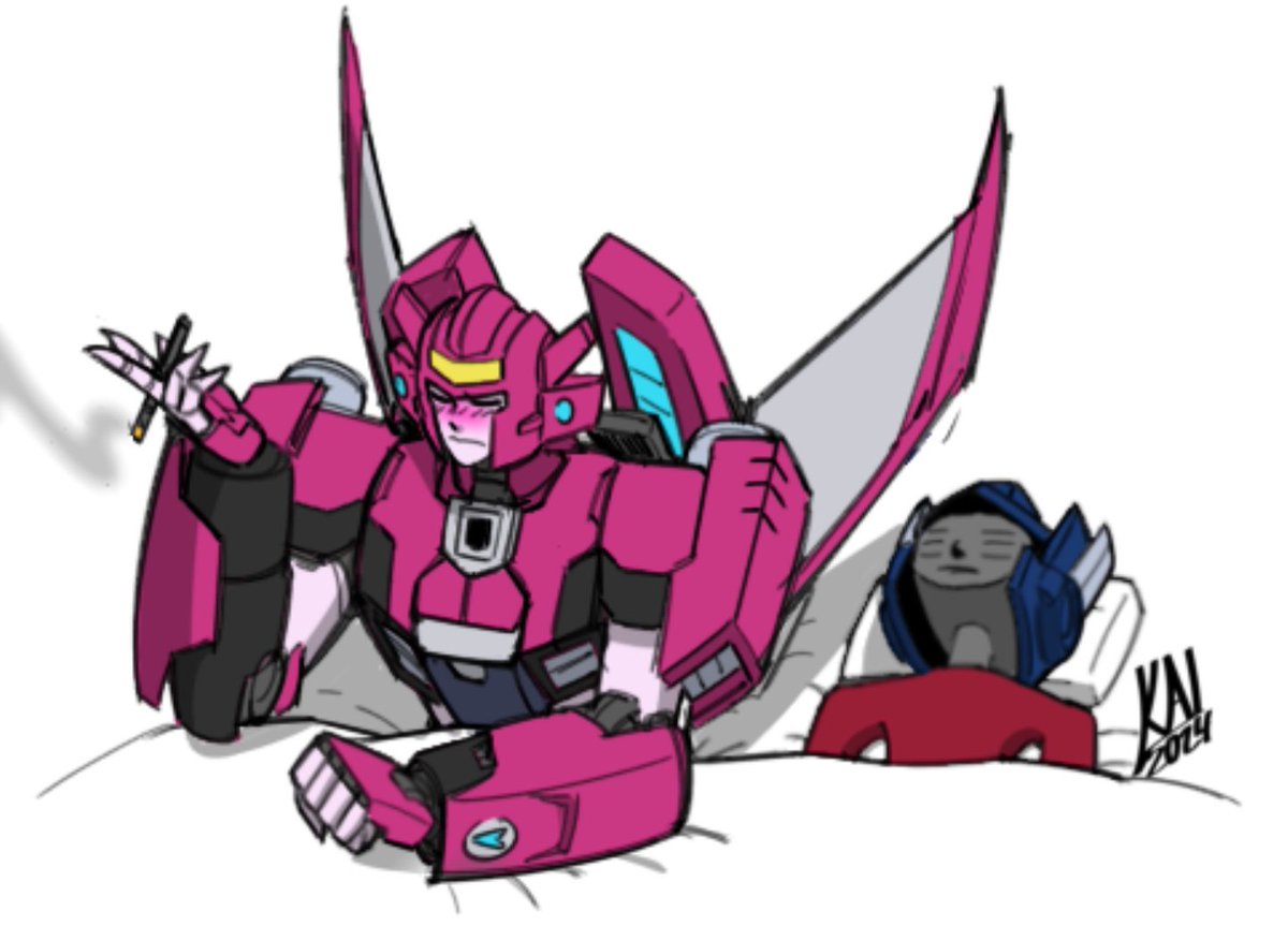 the aftermath. Elita forgot to tell him about the Ascenticons