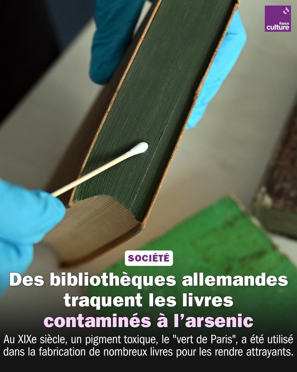 5 à 7 % des quelques deux millions d’ouvrages du XIXe siècle que contiennent les bibliothèques sont concernés. ➡️ l.franceculture.fr/Ogv