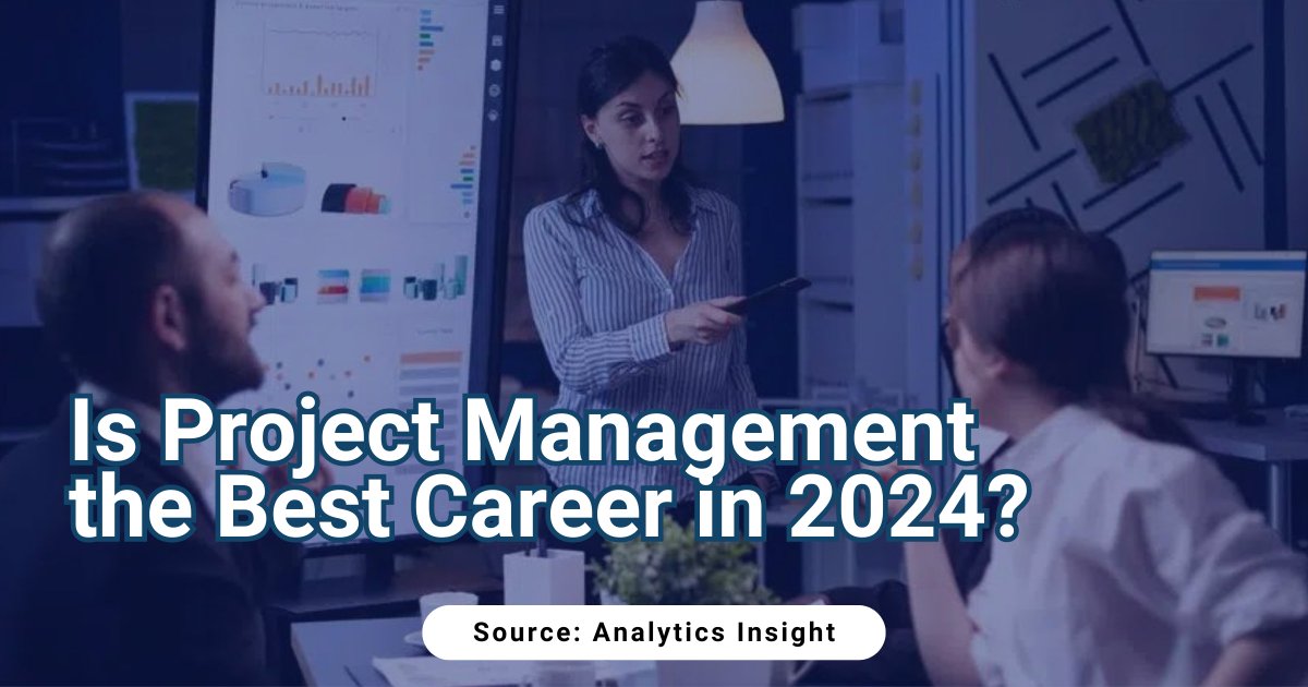 Why is project management a top career in 2024? Read this write-up from Analytics Insight to dive deeper. 

#ProjectManagement #PMP #CareerTraining 

bit.ly/3JsIKQj