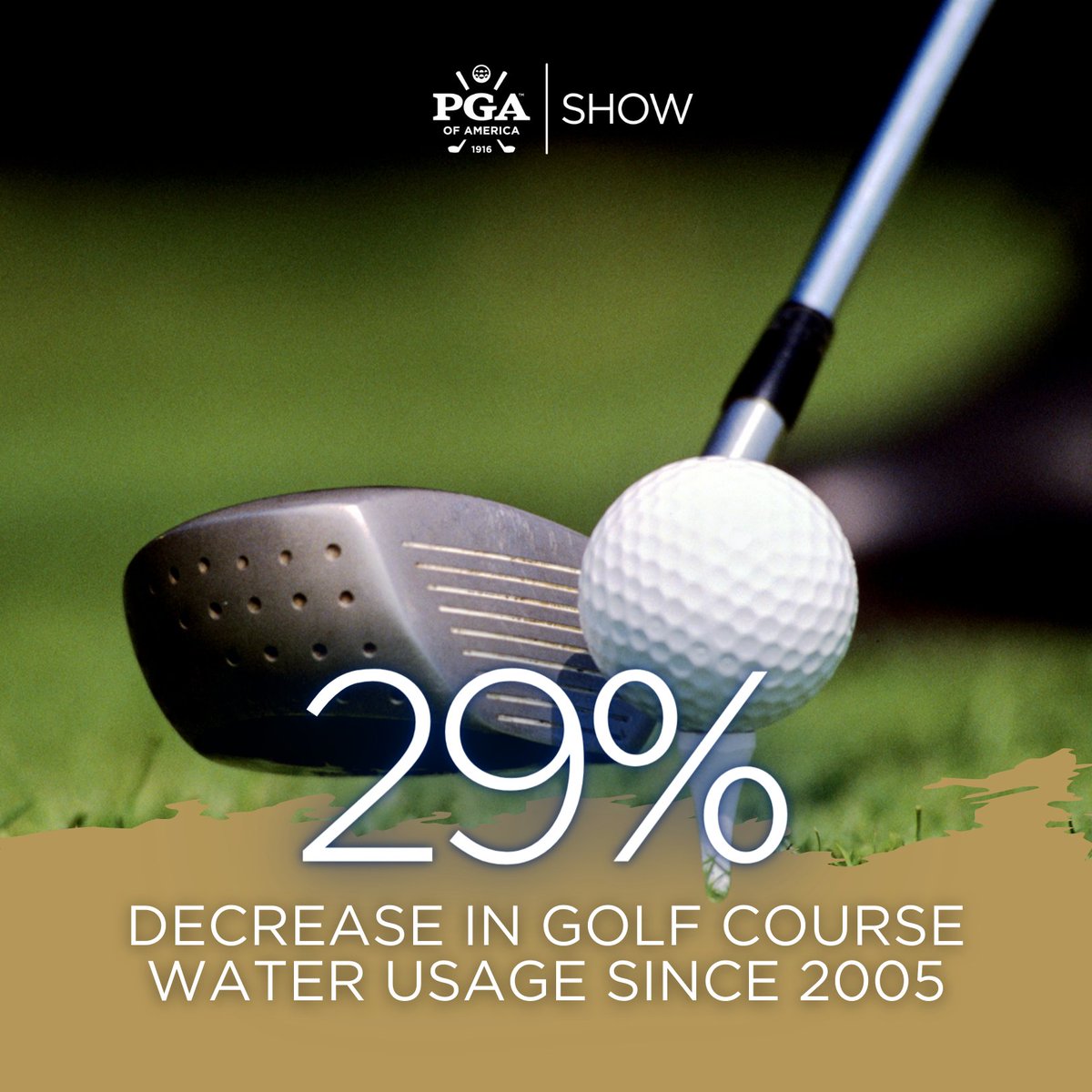 This #EarthDay, we're shouting out golf for doing its part! From providing green space to advancing water conservation efforts.

🌎 Habitat for plant and animal species
🌎 Total irrigated acre reduction of 11.5%

🗒️ Get the facts from @golfcoalition: bit.ly/3J0vuSL